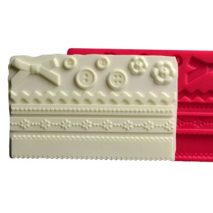 Силиконов калъп "Бордюри и копчета"