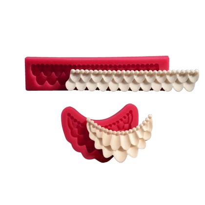 Силиконов калъп "Драперия - 2 елемента"