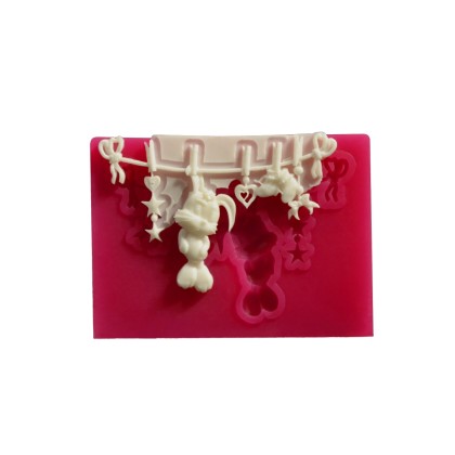 Силиконов калъп "Бебешки играчки"