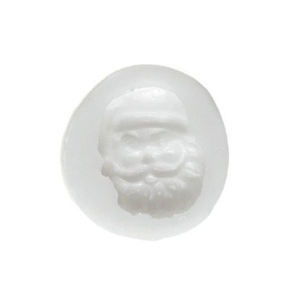 Силиконов калъп "Глава - Дядо Мраз"