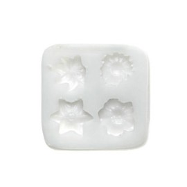 Силиконов калъп "Цветя - асорти"