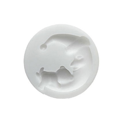 Силиконов калъп "Мече и луна"