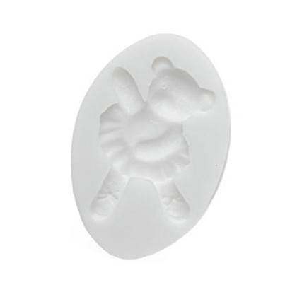 Силиконов калъп "Мече - балерина"