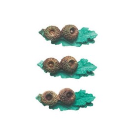 Силиконов калъп "Жълъди и дъбови листа"