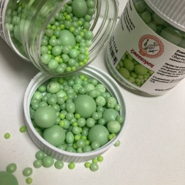 Захарна поръска "Перли" микс - светлозелен - 45гр