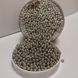 Захарна поръска "Перли" 5мм - сребърни - 500гр