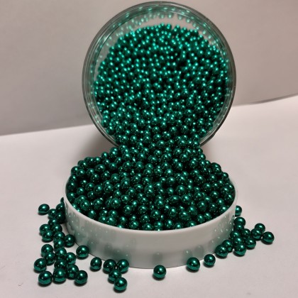 Захарна поръска "Перли" 5мм - зелени - 500гр