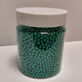 Захарна поръска "Перли" 5мм - зелени - 500гр