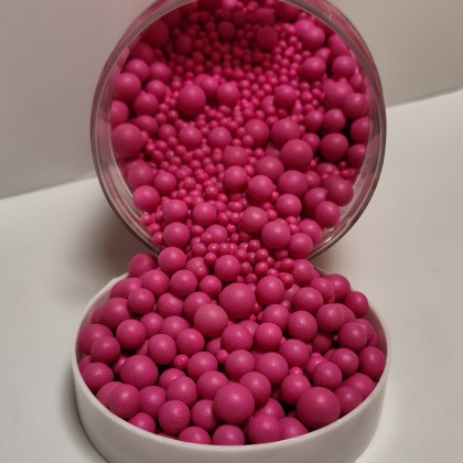 Захарна поръска "Перли" микс - розови - 500гр