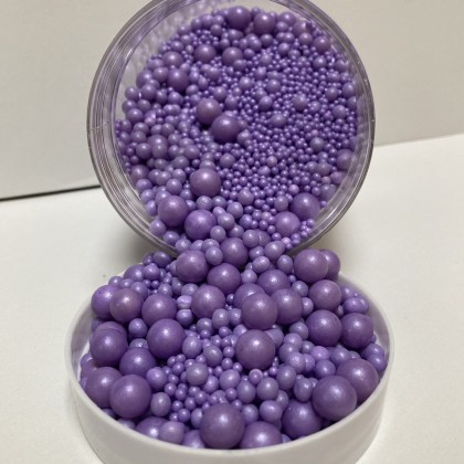 Захарна поръска "Перли" микс - лилав - 500гр