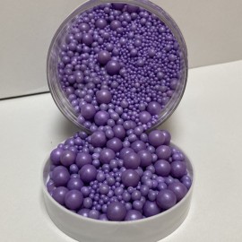Захарна поръска "Перли" микс - лилав - 500гр