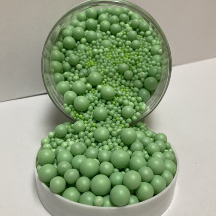 Захарна поръска "Перли" микс - светлозелен - 500гр
