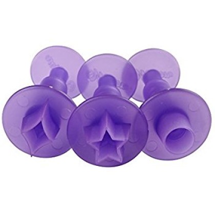 Комплект кутери с ежектор "Кръг, ромб и звезда" - 3 елемента