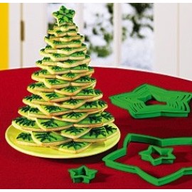 Комплект кутери "Коледно дърво" - 10 елемента