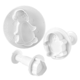 Комплект кутери с ежектор "Пингвини" - 3 елемента