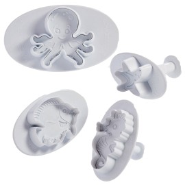 Комплект кутери с ежектор "Морски" - 4 елемента