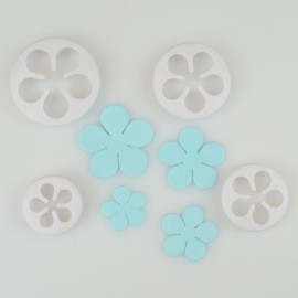 Комплект кутери "Цветно цвете" - 4 елемента