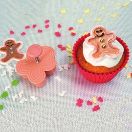 Комплект кутери с ежектор "Коледна тема" - 4 елемента