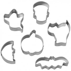 Комплект метални кутери "Хелоуин" - 6 елемента