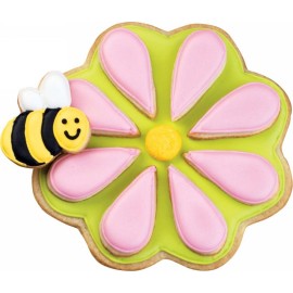 Комплект метални кутери "Цвете и пчела" - 2 елемента