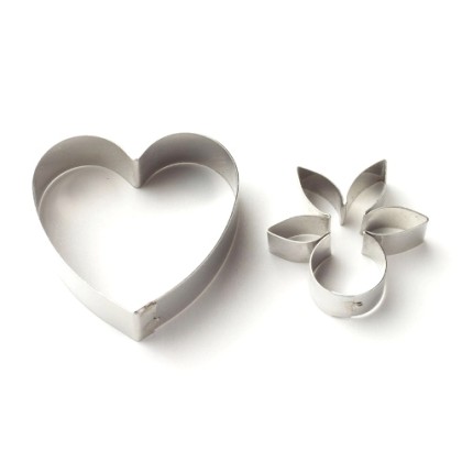 Комплект метални кутери "Виолетка" - 2 елемента