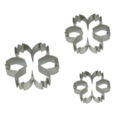 Комплект метални кутери бенисон "Фантазия" - 3 елемента