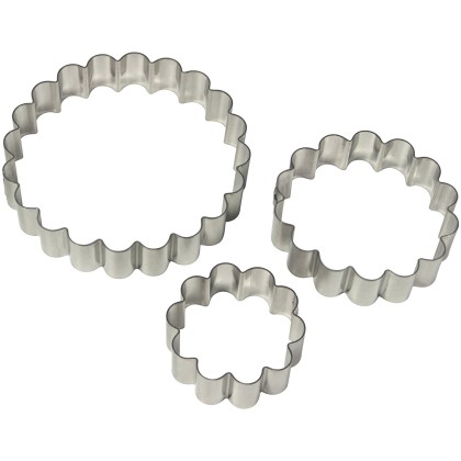 Комплект метални кутери "Карамфил" - 3 елемента