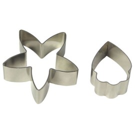 Комплект метални кутери "Голяма орхидея" - 2 елемента