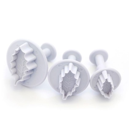 Комплект кутери с ежектор "Малко листо на зеленика" - 3 елемента