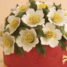 Кутер пачуърк "Голяма Коледна роза"