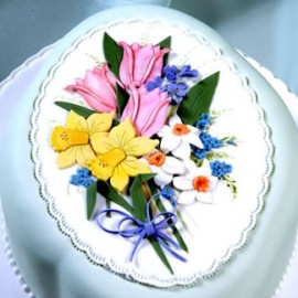 Кутер пачуърк "Пролетни цветя"