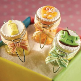 Комплект кутери с ежектор "Бебешки аксесоари -  малки" - 4 елемента