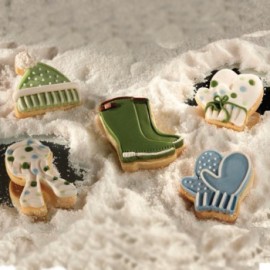 Комплект кутери с ежектор "Коледна тема 4" - 4 елемента