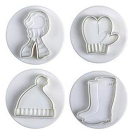 Комплект кутери с ежектор "Коледна тема 4" - 4 елемента