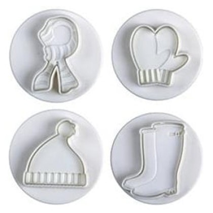 Комплект кутери с ежектор "Коледна тема 4" - 4 елемента