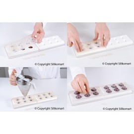 Силиконова форма сфера "MUL3D Ø48"