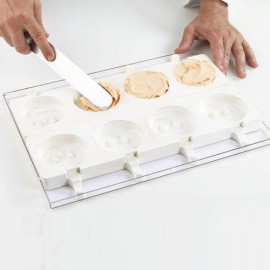 Силиконова форма за сладолед "SET GEL07 - Усмивка"