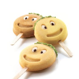 Силиконова форма за сладолед "SET GEL07 - Усмивка"