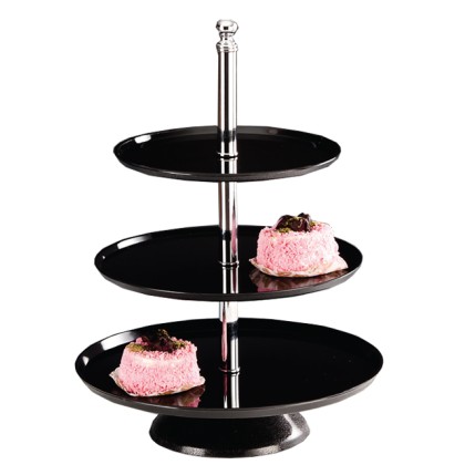 Поликарбонатна стойка "Черна" - 3 етажа