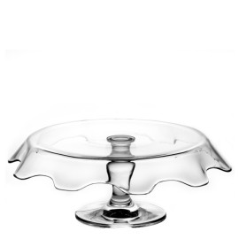 Стъклена поставка за торта Ø31 h8см