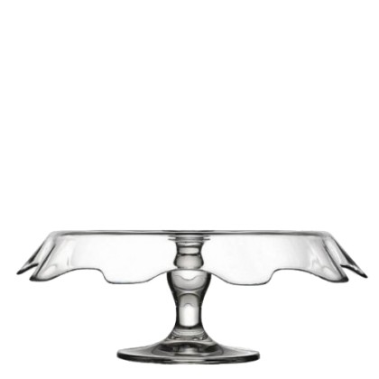 Стъклена поставка за торта Ø31 h8см