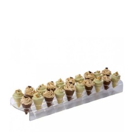 Поставка за фунийки за сладолед - 20 гнезда