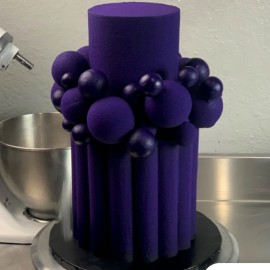 Спрей кадифе на основата на какаово масло - Лилав