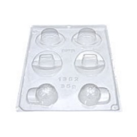 Термоформована форма "Шапки - 3 вида"