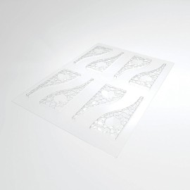 Термоформована форма "Сърца - блок"