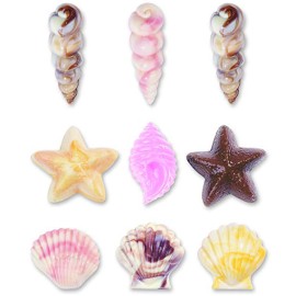 Термоформована форма за шоколадова отливка "Морски-миди"