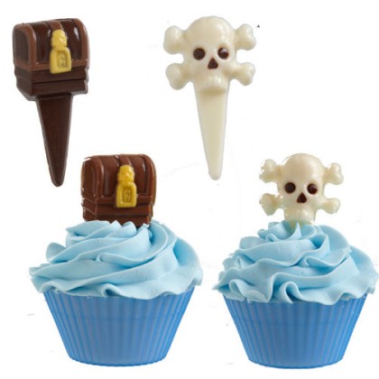 Форма за шоколадова отливка "Череп и ковчеже"