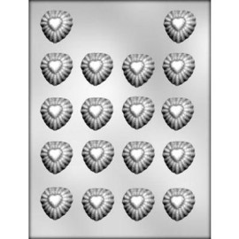 Термоформована форма "Сърце къдраво"