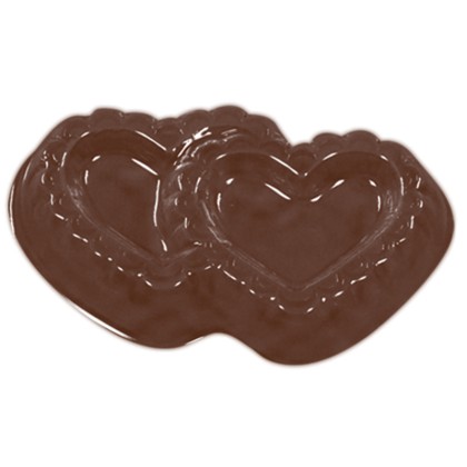Термоформована форма "Двойно сърце"