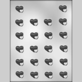 Термоформована форма "Голямо и малко сърце"